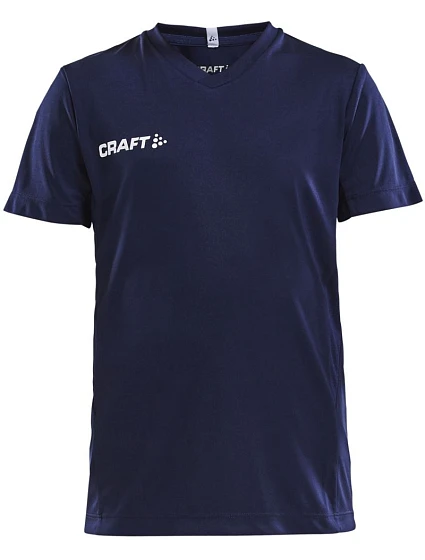 Craft Teamwear Squad Go Jersey Solid Jr Dětské sportovní tričko s výstřihem do V 82.5582 navy Craft Teamwear Squad Go Jersey Solid Jr Dětské sportovní tričko s výstřihem do V 82.5582 navy