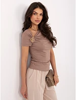 Bluzka IR BZ model 22097873 ciemny bezowy - FPrice