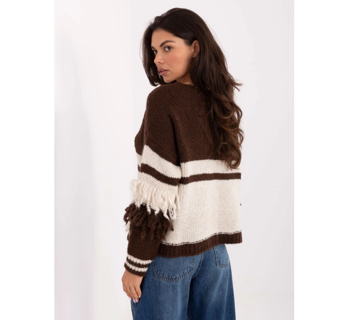 Jumper MI SW 3211.31 tmavě hnědý Jumper MI SW 3211.31 tmavě hnědý