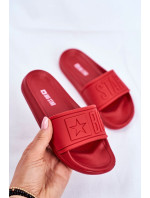 Dětské módní pantofle Big Star - červené