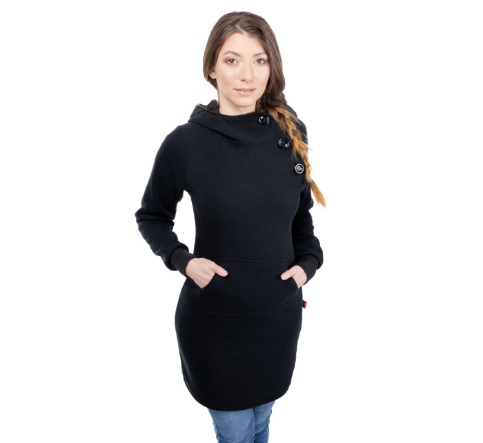 Dámské mikinové šaty GLANO - černá