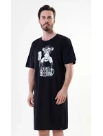 Pánská noční košile s krátkým rukávem Opice - Vienetta