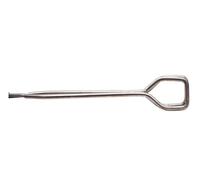 GRILOVACÍ KLEŠTĚ 27 CM DLOUHÉ STŘÍBRNÉ