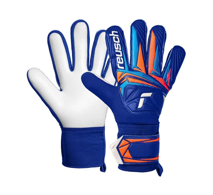 Reusch Attrakt Solid brankářské rukavice modré model 22096999 - Starter Reusch Attrakt Solid brankářské rukavice modré model 22096999 - Starter