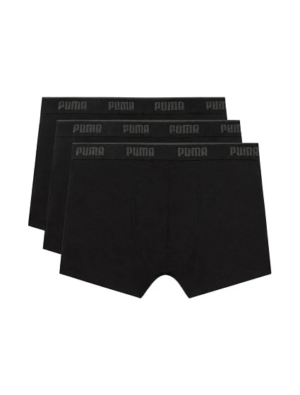 Pánské boxerky Puma, balení po 3 kusech, černé, 947130 03