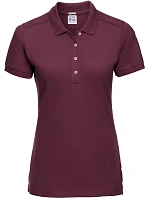 Dámské elastické piqué polo 10. burgundy model 22473827 - Russell Athletic Dámské elastické piqué polo 10. burgundy model 22473827 - Russell Athletic