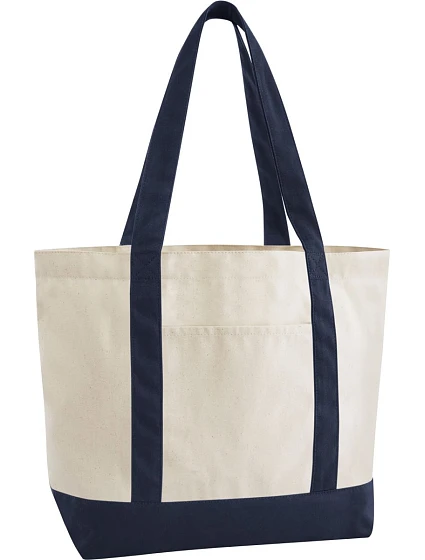 Westford Mill W 804 EarthAware™ taška z bio bavlny 50.0804 natural/french navy Westford Mill W 804 EarthAware™ taška z bio bavlny 50.0804 natural/french navy