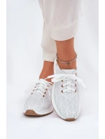 Kožené Lehká Polobotky Dámské model 21691705 Bílé - Artiker