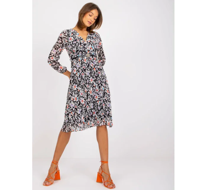 Šaty DHJ SK 10536A 1.80 černobílých