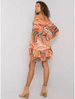 Šaty DHJ SK oranžová model 16283480 - FPrice Šaty DHJ SK oranžová model 16283480 - FPrice