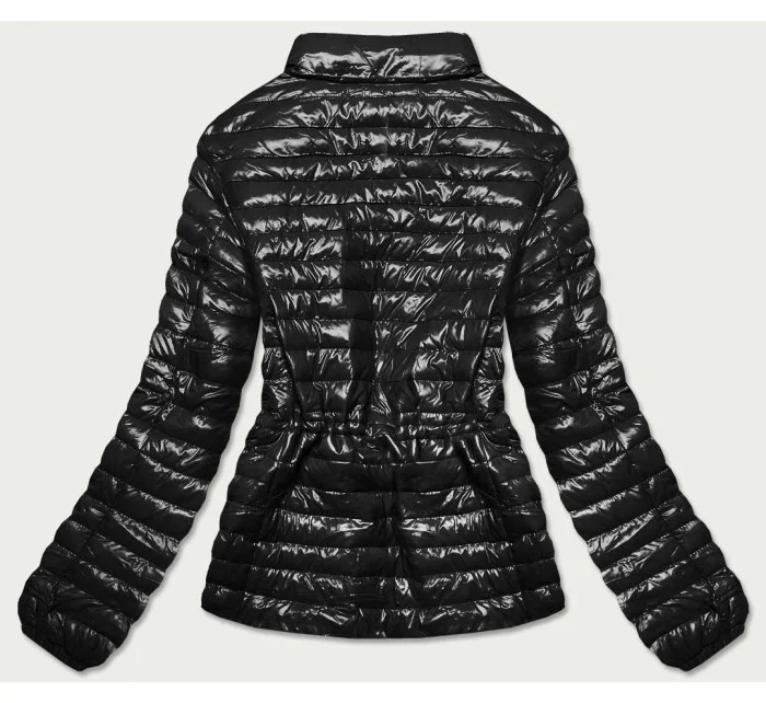 Černá lesklá dámská prošívaná bunda model 16994018 - MINORITY