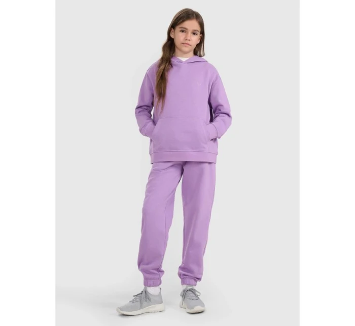 Dívčí mikina s kapucí model 21756963 - 4F Dívčí mikina s kapucí model 21756963 - 4F