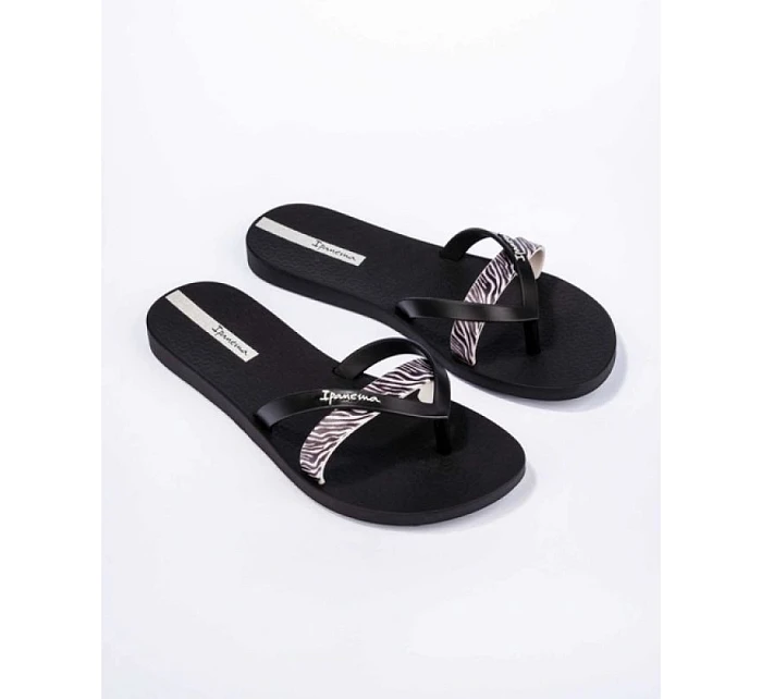 Ipanema dámské žabky Kirei módní pohodlné černé na pláž dámské