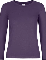 B&C #E190 LSL /women Dámské tričko z těžké bavlny s dl. rukávem 01.008T urban purple