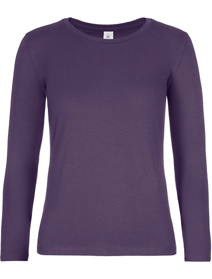 B&C #E190 LSL /women Dámské tričko z těžké bavlny s dl. rukávem 01.008T urban purple B&C #E190 LSL /women Dámské tričko z těžké bavlny s dl. rukávem 01.008T urban purple