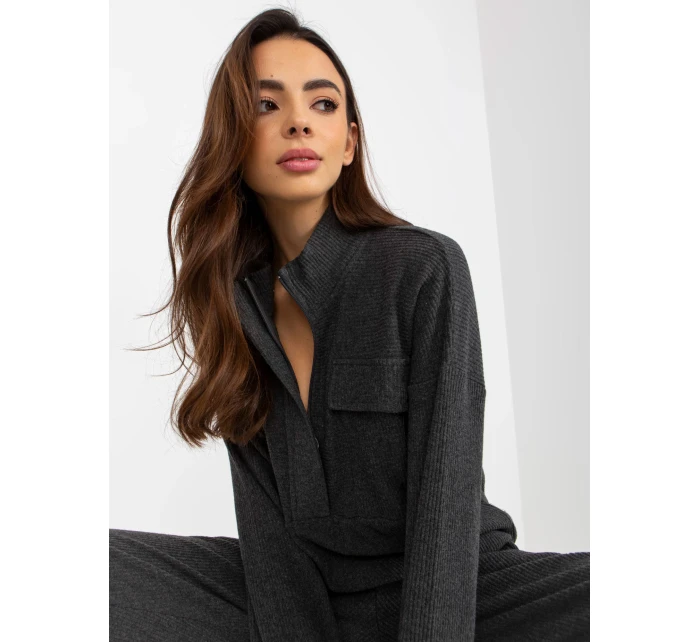 Pyžamo BR PI 9124 tmavě šedé