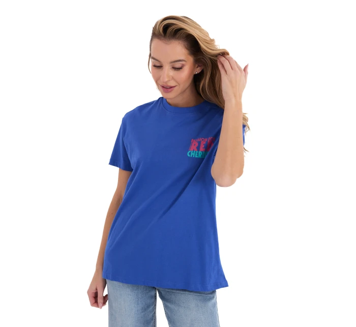 T shirt model 21791129 ciemny niebieski - FPrice T shirt model 21791129 ciemny niebieski - FPrice