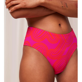 Dámské plavkové kalhotky Flex Smart Summer Maxi pt EX - PINK - růžové M019 - TRIUMPH