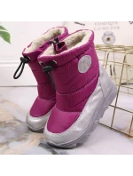 Jr zateplené sněhule fuchsiová model 17651407 - Kornecki