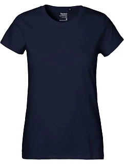 O Dámské tričko z těžké bio bavlny navy model 22505524 - Neutral