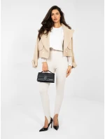 Spodnie MI SP model 21949004 jasny beżowy - FPrice