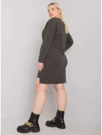 Šaty RV SK 7178.44 tmavá khaki Šaty RV SK 7178.44 tmavá khaki