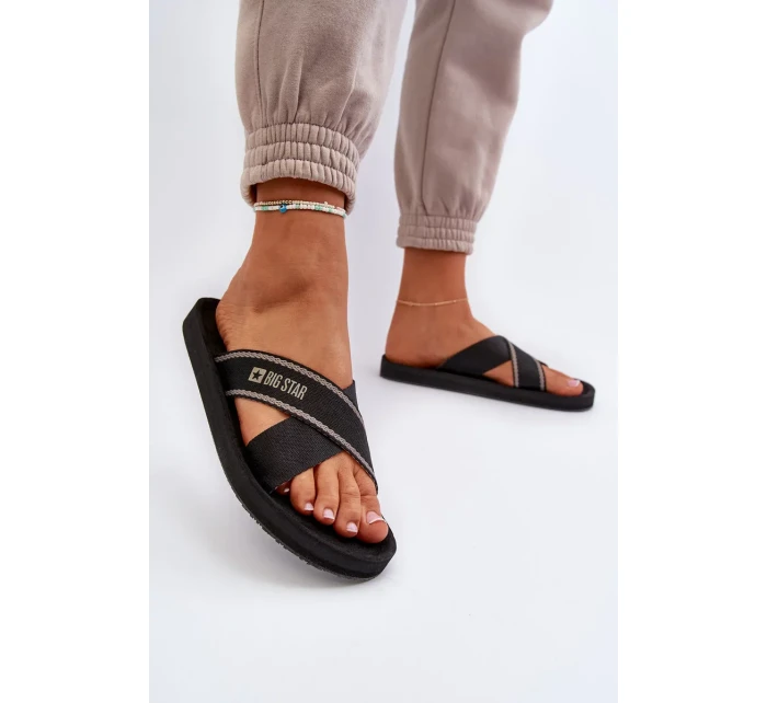 Dámské pantofle Big Star Black Dámské pantofle Big Star Black