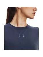 Dámské tričko Printed Extended SS SS23 tm.šedé - Under Armour