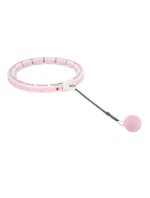 Obruč HMS HHW06 s výstupky, závažím a počítadlem růžová