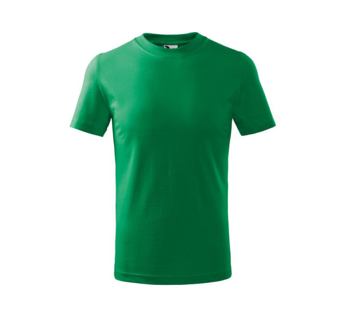 Malfini Basic Jr MLI-13816 tričko v trávově zelené barvě