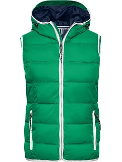 JN Pánská vesta 02. green/white model 22495142 - Daiber