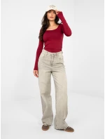 Bluzka RV BZ model 22011428 bordowy - FPrice