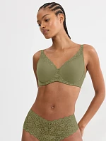 Dámská podprsenka Amourette W01 - GREEN - zelená 7855 - TRIUMPH