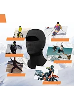 Qunature lyžařská kukla 13230023010 bike motorbike kukla velikost M - černá