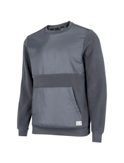 Pánská fleecová mikina s kapucí M H4Z22BLM01022S - 4F