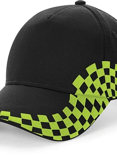 B 159 5 panelová kšiltovka  black/lime green model 22411629 - Beechfield