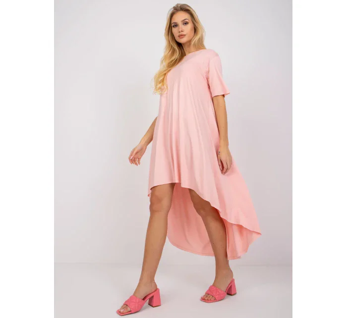 Dámské šaty RV SK R4889.09 lososové