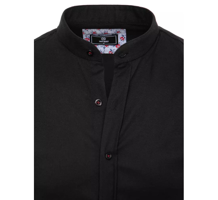 Pánská elegantní černá košile Dstreet DX2323