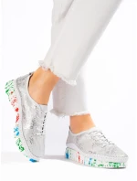 Módní polobotky dámské model 18476463 bez podpatku Módní polobotky dámské model 18476463 bez podpatku