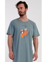 Pánská noční košile s krátkým rukávem model 21362744 - Vienetta MAN