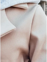 MODVENTURE dámský oversize kabát s kapucí béžový FashionStreet NY0721