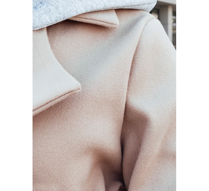 MODVENTURE dámský oversize kabát s kapucí béžový FashionStreet NY0721