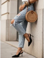 Dámské semišové jehlové boty s otevřeným podpatkem černé FashionStreet ZY1384 Dámské semišové jehlové boty s otevřeným podpatkem černé FashionStreet ZY1384