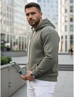 Bluza męska z kapturem khaki model 22126363 - FashionStreet