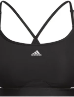 Sportovní podprsenka adidas Aeroreact Training Light-Support 3-Stripes Bra W HC7862