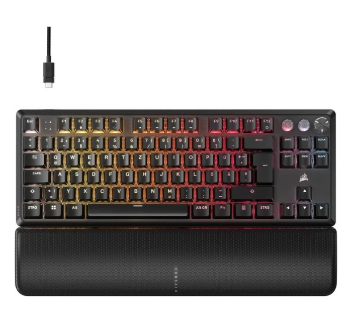 Herní klávesnice Corsair K70 Pro TKL, klávesnice TKL (80%), Corsair MGX -, ISO (DE) Herní klávesnice Corsair K70 Pro TKL, klávesnice TKL (80%), Corsair MGX -, ISO (DE)