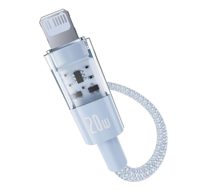 Baseus Gem USB C-IP kabel 20W 2m (modrý)