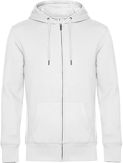 B&C KING Zipped Pánská mikina s kapucí white model 22484099