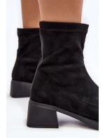 Dámské botky na nízkém podpatku hnědé model 21642138 - EVENTO Dámské botky na nízkém podpatku hnědé model 21642138 - EVENTO