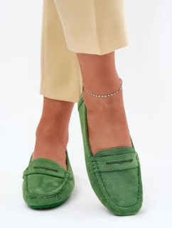 Dámské Semišové Mokasíny Zelené model 21701525 - Boto